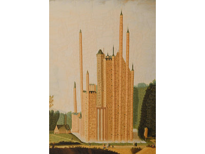 Castle after van der Heck architecture building castle collage paper towers