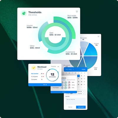 Fintech dashboard design banking dashboard fintech sass ui