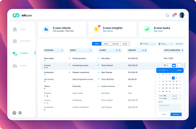 Fintech SaaS UI banking ui dashboard ui fintech fintech saas software saas ui