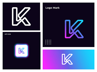 Letter K Logo Design (Unused ) best logo brand logo branding graphic design k logo k logo design letter k logo logo logo design logofulio new logo