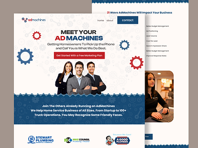 Ad company web design ad design ui web design website design