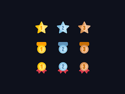MEE6 Icons - Leaderboard figma icon design icon illustration icons illustration illustrator vector