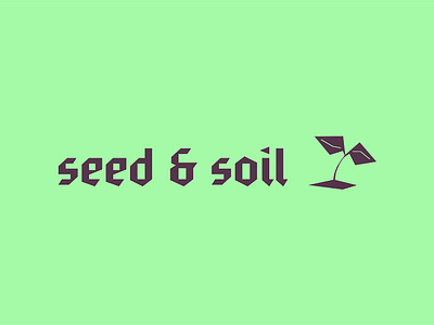 seed & soil - Brand Design brand design brand identity brand strategy branding graphic design illustration logo ui