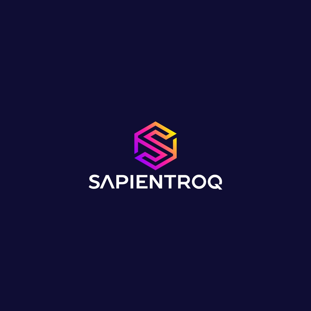 Logo Design For 'SAPIENTROQ' 3d animation app branding business logo company logo design graphic design graphic designer illustration logo logo designer logo maker logotype motion graphics professional logo ui ux vector visual designer