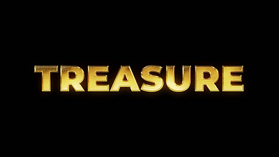 Treasure - Titles Experiment #4 gold texture