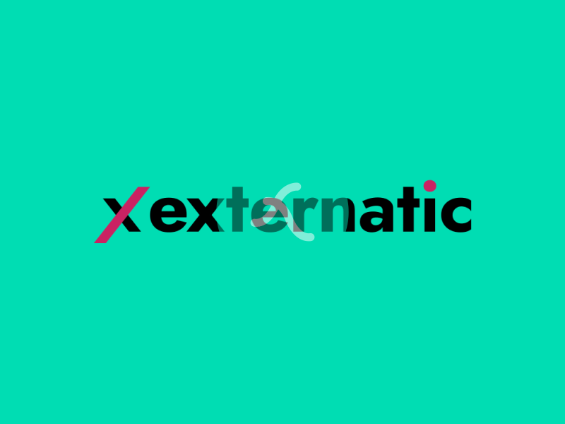 Externatic logo Lottie JSON animation animation apps branding custom gif html5 illustration json landingpage load loader loading logo lottie lottiefilestore motiongraphics preloader ui webpage website