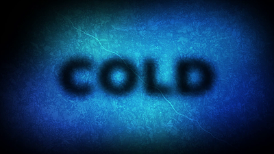 COLD - Titles Experiment #6 2d animation after effects animation motion design motion graphics movie title texture title animation title design tv title typography