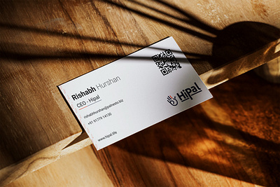 Business Card Design - Hipal branding graphic design logo ui