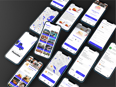 Fooodee Mobile App Design ui