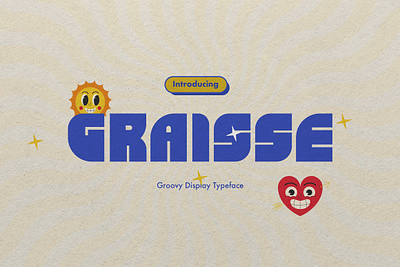 Graisse - Groovy Display Font