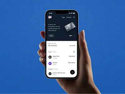 Bank App app bank banking feed finance ios payment timeline ui ux