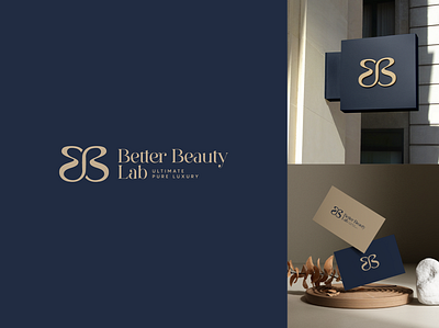 Logo — Better Beauty Lab beauty branding design graphic design logo mockup vector