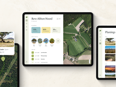 Reforestation App Concept app dashboard data earth feed forest home ios ipad iphone map pin reforestation sustainability tree ui ux