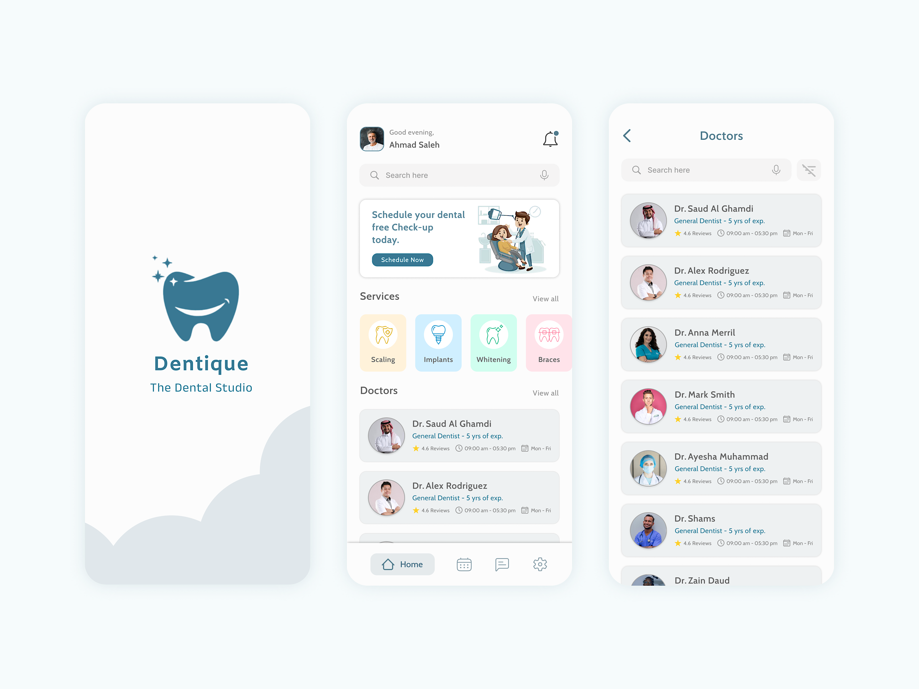 Dentique - Dental Clinic Mobile App clinic creative dental dental app dental care dental care app dental service mobile app dentist design design inspirations designinspiration dribbble health health app logo medical app ui ui design uiux ux