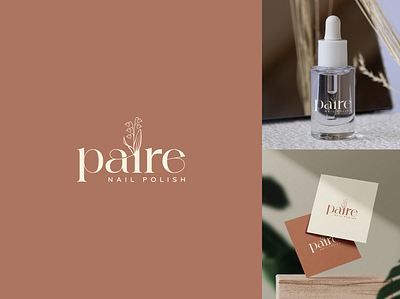 Logo — PAIRE beauty branding graphic design illustration logo mockup vector