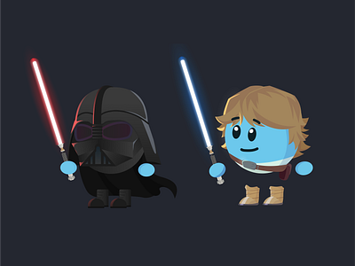 MEE6 Characters - Star Wars adobe character design character illustration design figma illustration vector