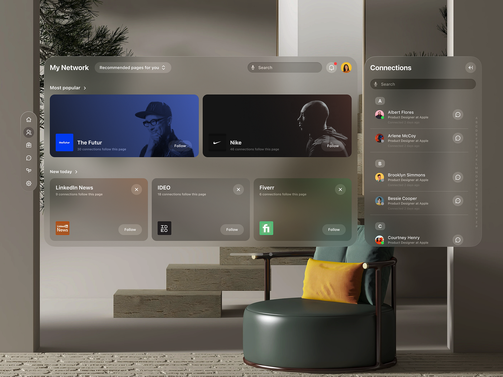 Linkedin Vision Pro By Taony On Dribbble Linkedin Vision Pro By Taony On Dribbble