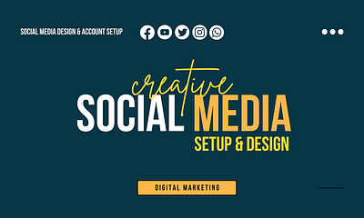 Social Media Account Setup and Design branding design concepts fiverr graphic design illustration social media account setup ui ux vector