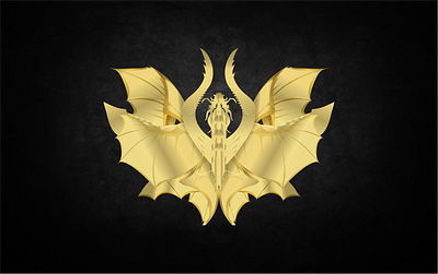 Majestic Dragon Symbol branding logo majestic dragon symbol