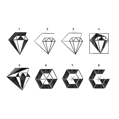 G💎 app brand identity branding crystal design diamond eshop g g logo gem gem logo icon illustration logo logo designer logos logotype luxury ring sketch
