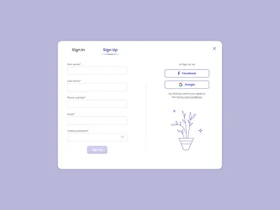 DailyUI 62: Sign up Form app branding dailyui dailyui62 design form illustration login logo screen sign typography ui up ux website