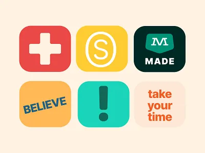ICONS: Week 3 badge badge design branding cream design icon iconography illustration logo middle ground made open source ted lasso typography ui