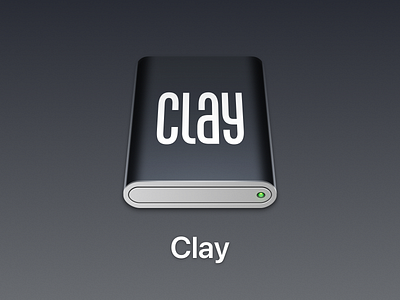 Clay Disk Image icon app icon clay crm desktop disk image icon macos prm sketch