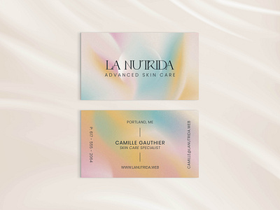 Airbrush Surrealism Business Card / Brand Identity airbrushed busines card design identity pastel soft surrealism