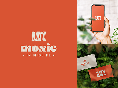 Logo — MOXIE branding design graphic design illustration logo mockup typography vector
