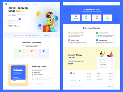 Travel Website design website figma landing page landing page design travel web design travel website ui ui design ux ux design website design