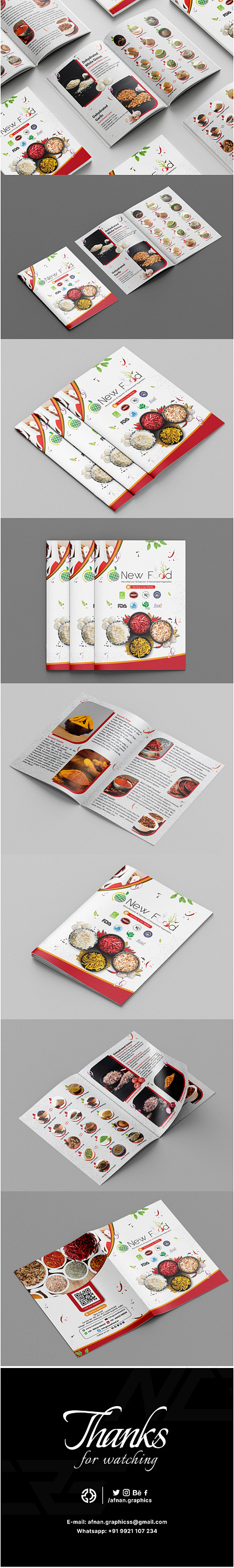 Spices Brochure Design branding brochure graphic design illustration