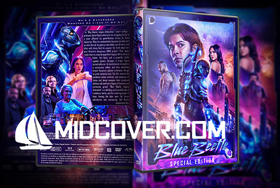 Blue Beetle (2023) DVD Cover design dvd dvdcover dvdcustomcover movieposter photoshop