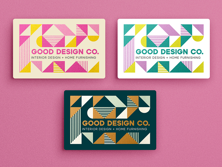 Geometric Pattern Business Card / Brand Identity by Vista Product ...