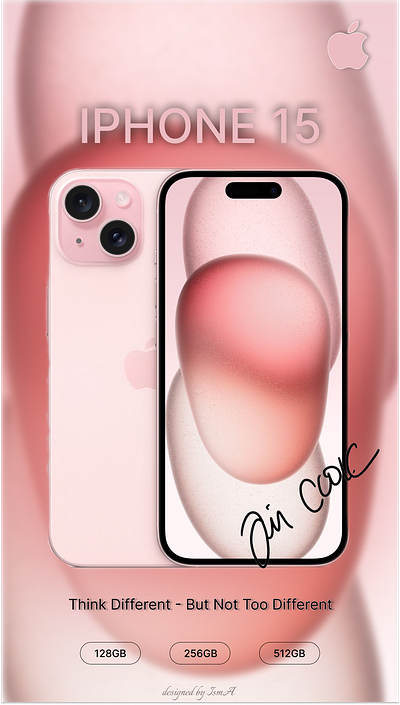 Apple IPhone 15 Pink project