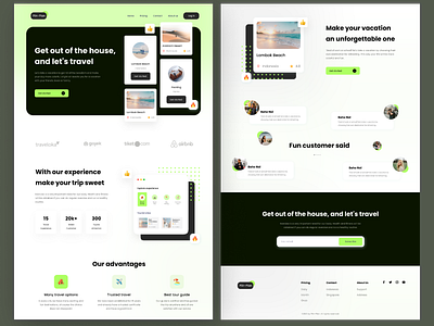 Travel Website Design figma landing page travel web design travel website design ui uiux design ux web ui website website design