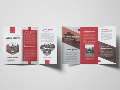 Brochure template branding design graphic design illustration