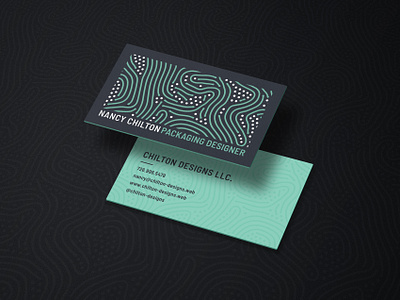 Abstract Line Pattern Business Card / Brand Identity abstract branding business card design identity line pattern