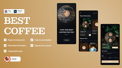 FIND THE BEST COFFEE FOR YOU 3d animation app branding design graphic design illustration logo motion graphics ui vector