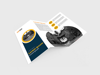 Brochure template branding design graphic design illustration