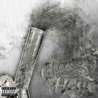 Glass Hour cover art custom logo graphic design mixtape