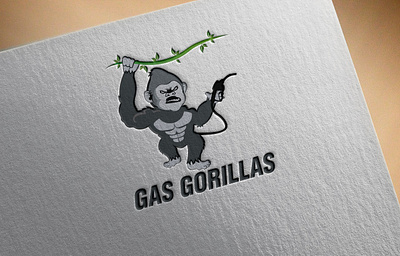 Gas Gorillas 3d animation branding graphic design logo ui