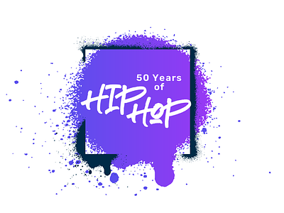50 Years of Hip Hop branding design graphic design vector