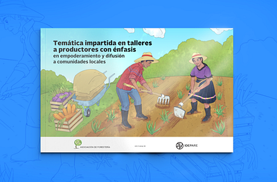 Empowerment Workshop Brochure brochure comunidades locales folleto guatemala illustration ilustración