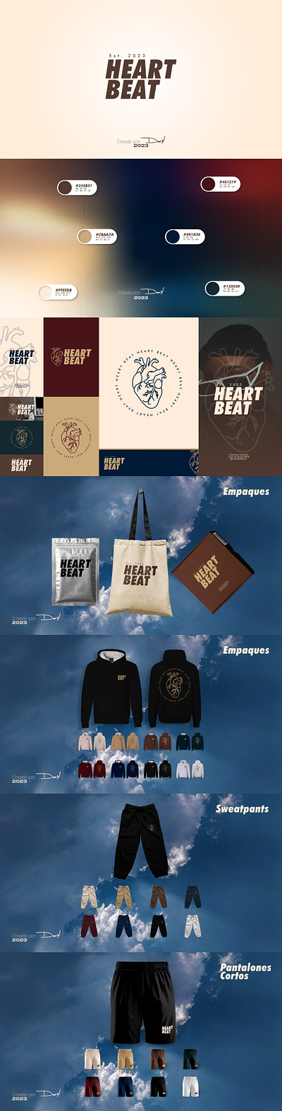 Heart Beat branding graphic design identity logo streetwear