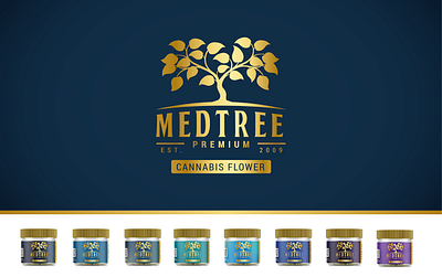 MEDTREE . Branding & Packaging branding cannabis branding cannabis packaging design folebranding graphic design illustration label design logo packaging design product packaging