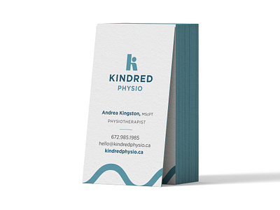 Kindred Physio - Business Card brand branding business card design logo print print design