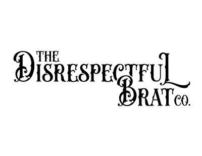 The Disrespectful Brat Co. Logo branding design graphic design logo logo design