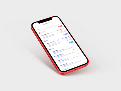 Calendar, Tasks, Email - All in one app concept app design mobile app ui ui design ux ux design