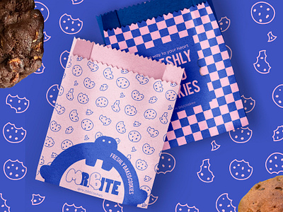 Mr. Bite Cookies - brand identity brand identity brand pattern branding cookie brand cookie pattern cookies graphic design groovy illustration lettering logo logo design mockups pattern photography typography typography selection vintage visual identity