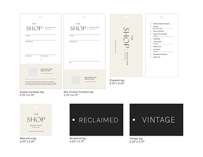 Design Shop Interiors brand collateral branding graphic design
